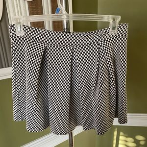 Checkered Bethany mota skater skirt
